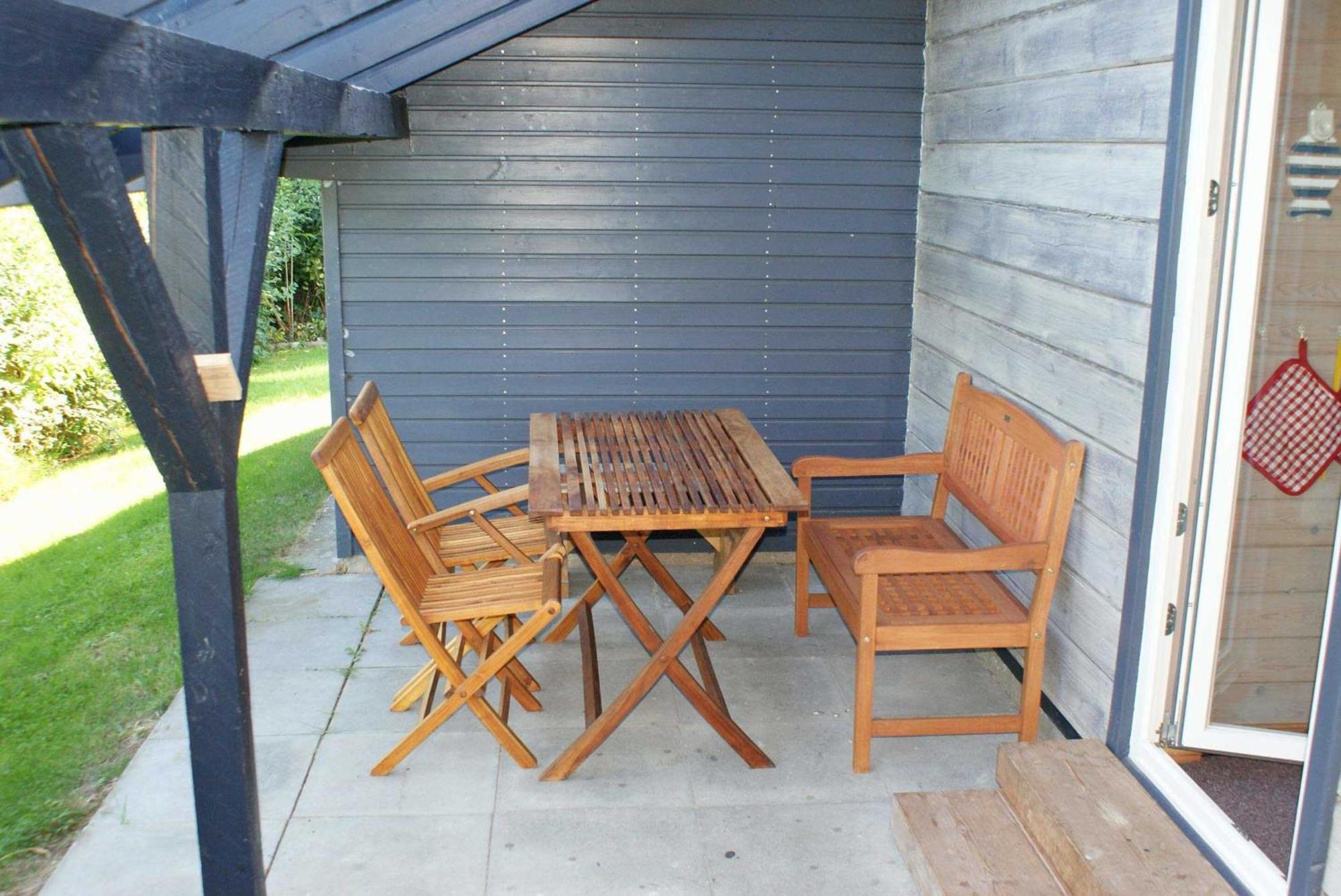 Blockhaus Mit Parkplatz Vor Der Ha Villa Damp Exterior photo